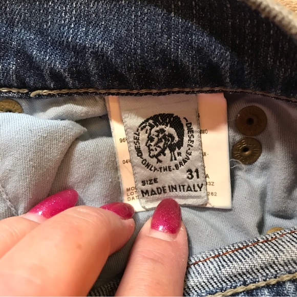 Diesel Industry blue cotton jeans 31 x 28 - Picture 3 of 8